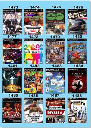 Catálogo Jogos Playstation 2 (Ps2) - 353 à 368 - Fenix GZ - 16