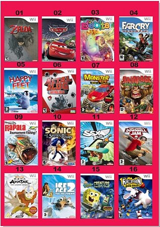 Jogos de Nintendo Wii - Games Nostalgico BR