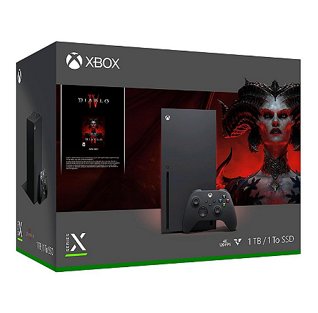 Console Xbox Series X Microsoft Bundle Diablo IV
