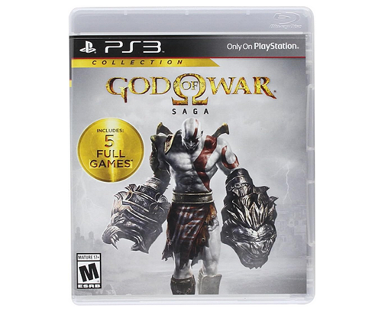 Kit Jogos Ps3 God Of War 3 + God Of War 1 E 2 Collection