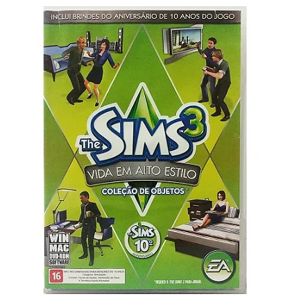 The Sims 3 Vida em Alto Estilo - Pacote de Expansão - Pc (USADO)
