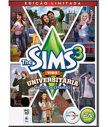 The Sims 3 Vida Universitária - Pacote de Expansão - Pc (USADO)