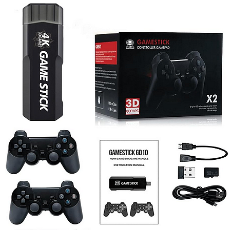 Game Stick GD10 64GB c/ 30 Mil Jogos