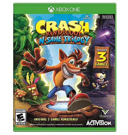 Crash Bandicoot N Sane Trilogy - Xbox One (USADO)