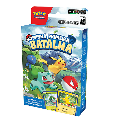 Deck Pokémon Minha Primeira Batalha Pikachu E Bulbassaur