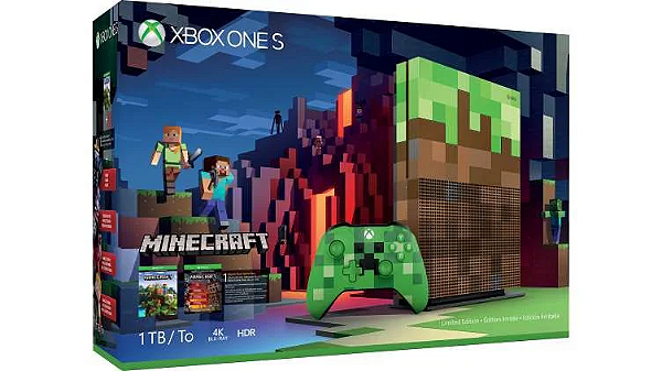 Xbox One S 1TB Minecraft Edition (USADO)