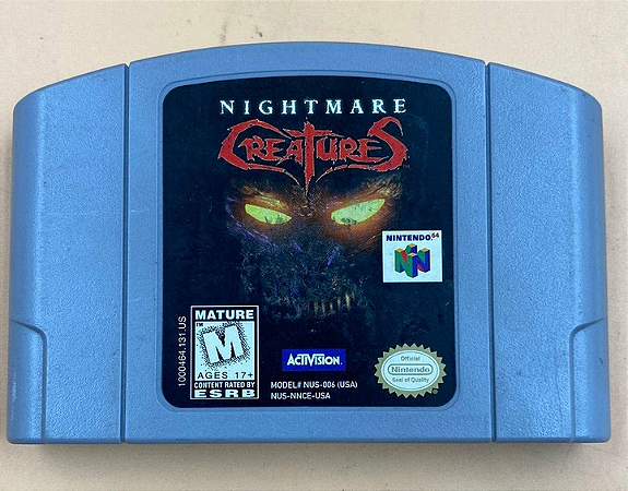 Nightmare Creatures - Nintendo 64 (USADO)