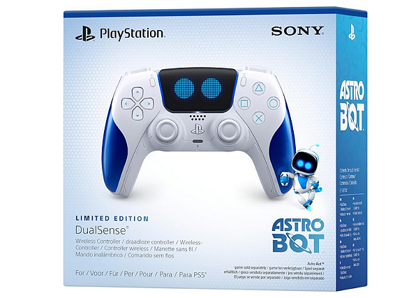 Controle PS5 Dual Sense Astro Bot Limited Edition