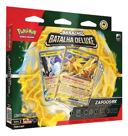 Baralho De Batalha Deluxe Pokémon Zapdos Ex