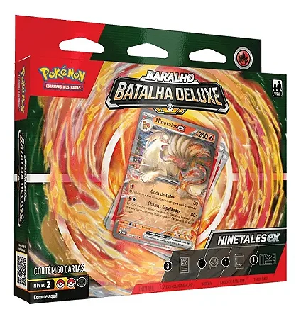 Baralho De Batalha Deluxe Pokémon Ninetales Ex