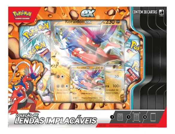 Coleção EX Lendas Implacáveis - Koraidon EX