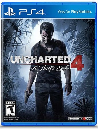 Jogo Uncharted 4: A Thief's End PS4 (USADO) - Fenix GZ - 16 anos