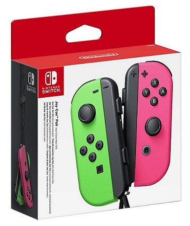 Joy-Con Rosa Neon/Verde Neon Nintendo Switch