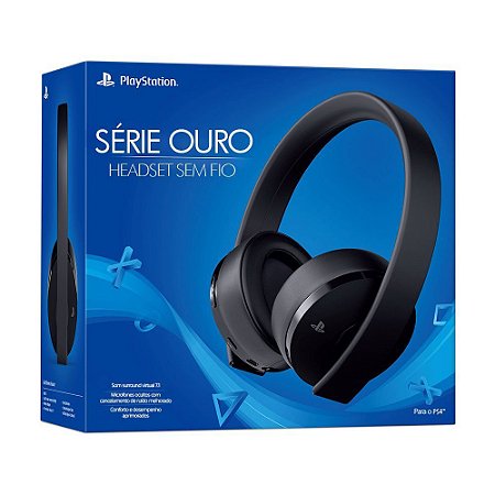 Sony Série Ouro 7.1 sem fio PS4 e PS4 VR