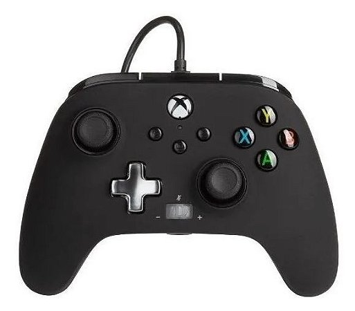 Controle PowerA Enhanced Wired Controller para Xbox Series XS black