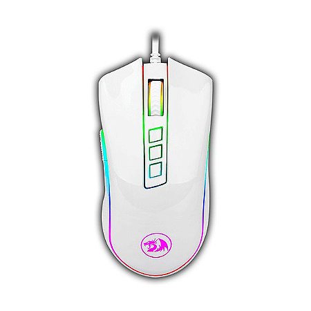 Mouse Gamer Redragon Cobra Chroma Lunar White (M711-W)