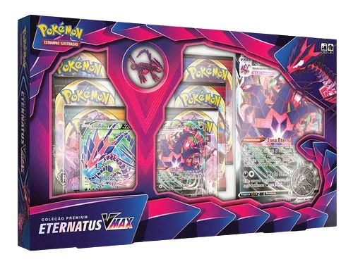 Box Pokémon Coleção Premium Batalha Deoxys VMax e V-Astro