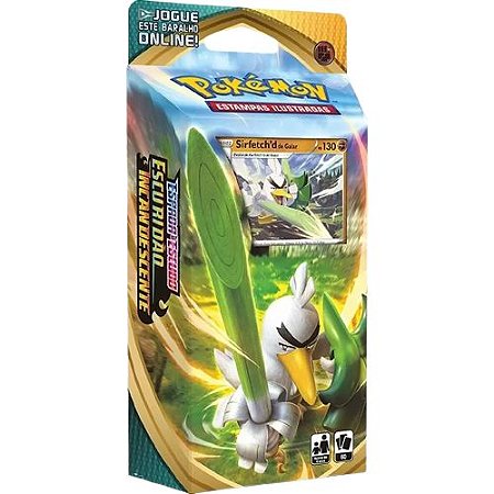 Deck Pokémon Espada e Escudo Escuridão Incandescente Sirfetch'd de Galar