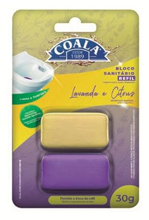 REFIL BLOCO SANITARIO CITRUS/LAVANDA 30G COALA