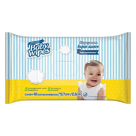 LENCO UMEDECIDO BABY WIPES 48UN TOQUE SUAVE