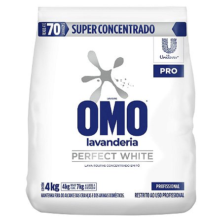 SABAO EM PÓ OMO PERFECT WHITE 4KG