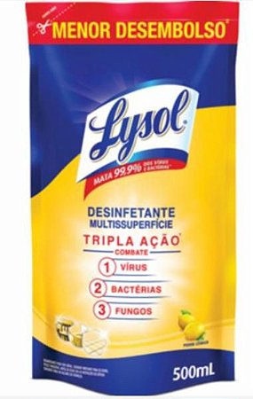 LYSOL DESINFETANTE PODER CITRICO 500ML