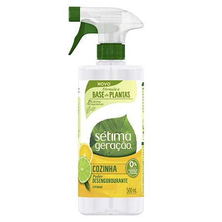 Limpador Cozinha Setima geração Spray Fragrância Natural Citrus 500 ML