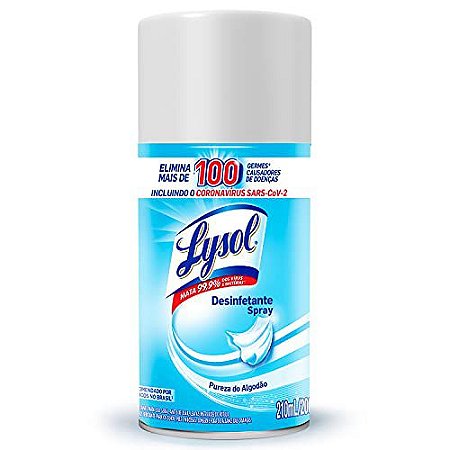 LYSOL DESINF AERO PUREZA DO ALGODAO 210ML