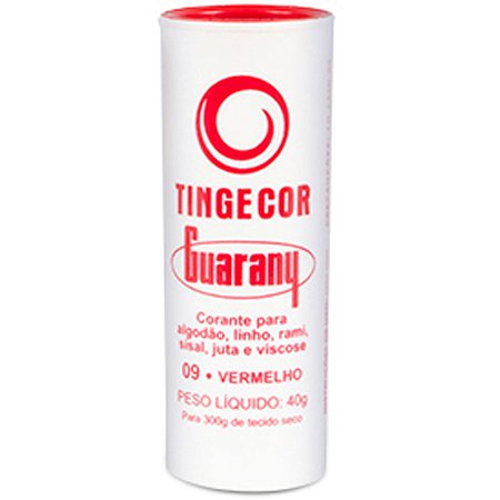 CORANTE TINGECOR GUARANY 40G VERMELHO N9