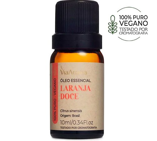 Óleo Essencial de Laranja Doce - 10ml - VIA AROMA