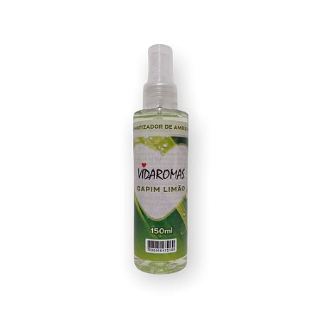 AROMATIZADOR DE AMBIENTES (SPRAY) CAPIM LIMÃO 150ML VIDAROMAS