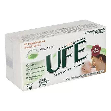 SABAO PEDRA COCO UFE 5un de 180G