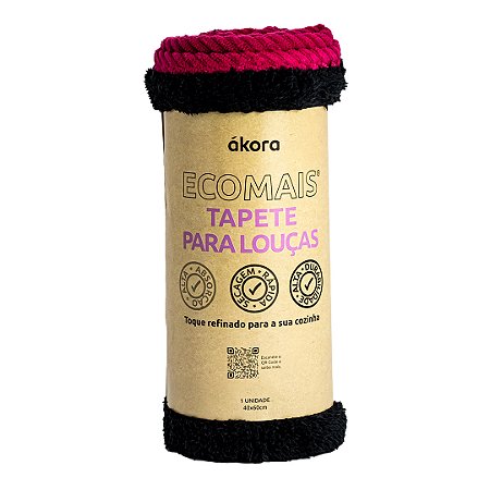 ECOMAIS TAPETE PARA LOUCAS (ROSA) AKORA