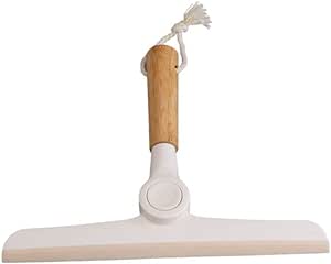 RODO DE PIA DOBRAVEL COM CABO DE BAMBU - OIKOS OFF WHITE