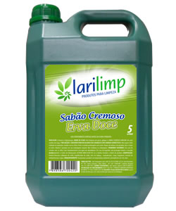 SABAO CREMOSO SABONETE ERVA DOCE LARILIMP 5L