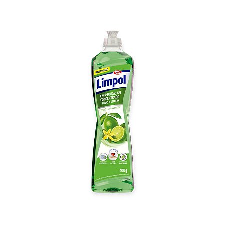 DETERGENTE LIMPOL GEL LIMAO E VERBENA 400G