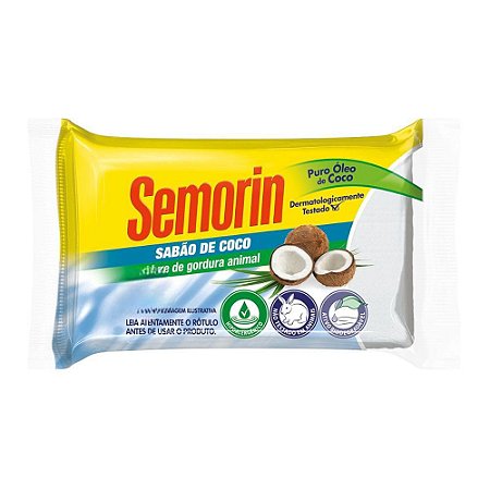 SEMORIN SABÃO DE COCO TRADICIONAL 90G