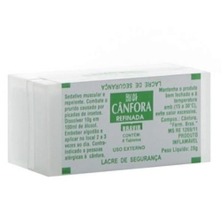 Canfora sintetica tablete - 8 tabletes
