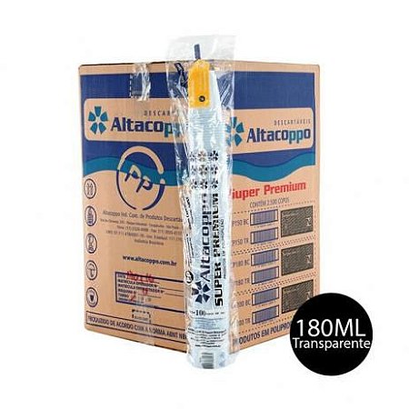 Caixa Copo 180ml brc c/ 2500 Premium Altacopo