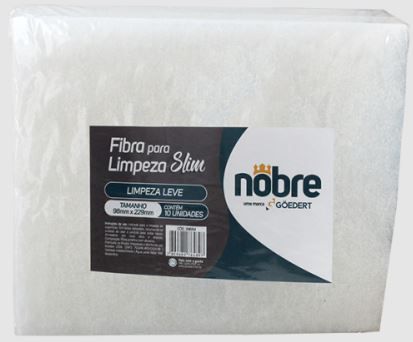 Fibra limpeza 102x260mm (limpeza leve/bco) unid NOBRE