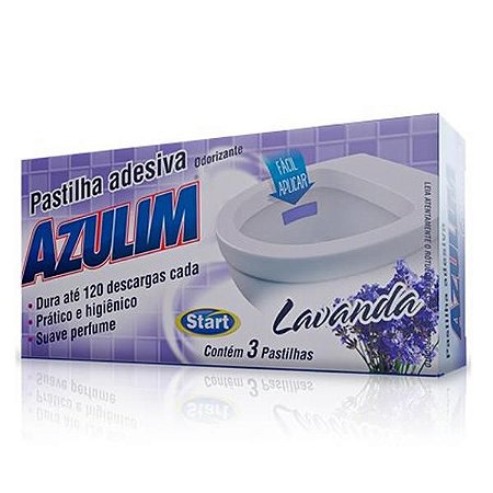 Pastilha Adesiva Azulim Lavanda C/3