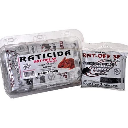 Raticida RAT-OFF SF - domestico 25g