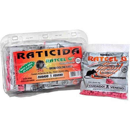 Raticida RatCel G - domestico 25g