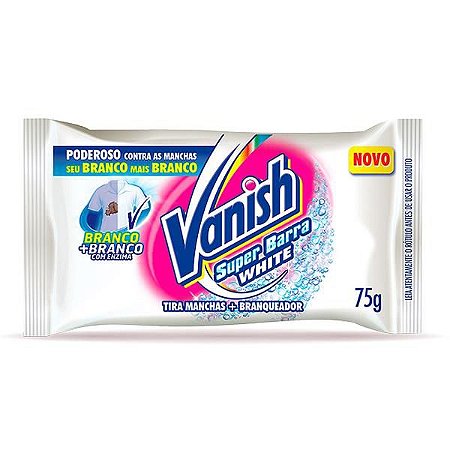 Sabao vanish barra white 75g