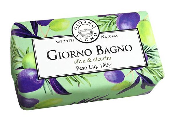 Sabonete barra Giorno bagno oliva e alecrim 180g