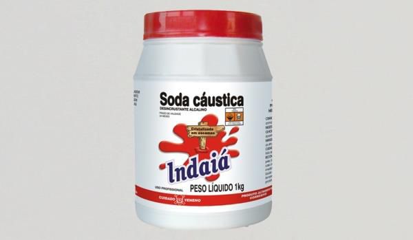 Soda Caustica Indaia Escama 1kg - CLimpa Produtos de Limpeza