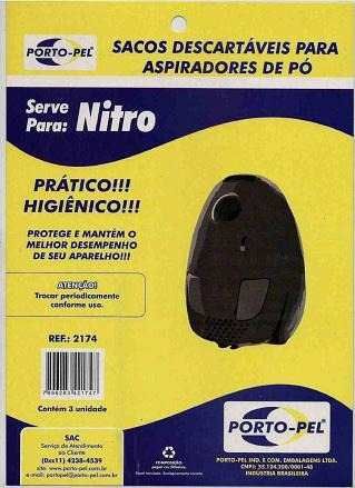 Saco aspirador arno nitro - 3 und (REF.2174)