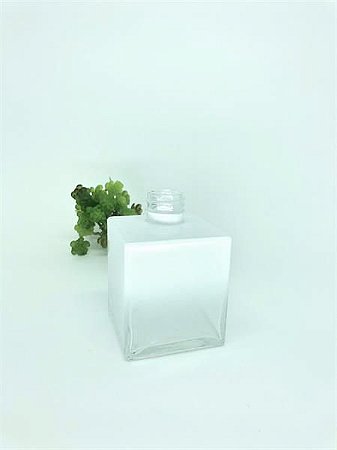 Vidro cube 250ml branco (s/ válvula)