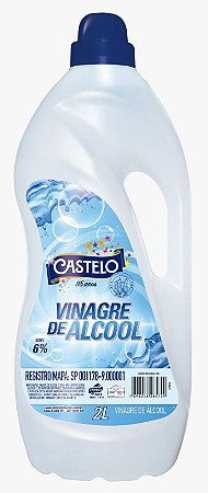 VINAGRE CASTELO ALCOOL 6% 2l