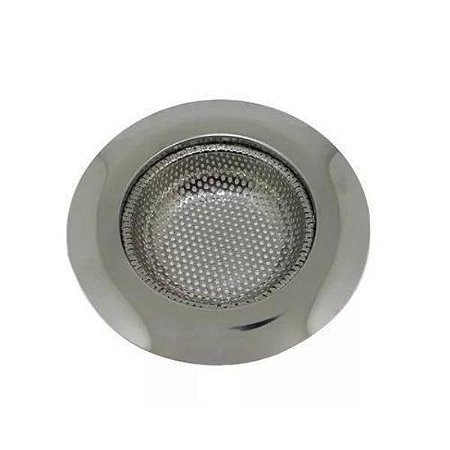 Ralo De Metal Para Pia aco inox 7,5cm diam Daterra